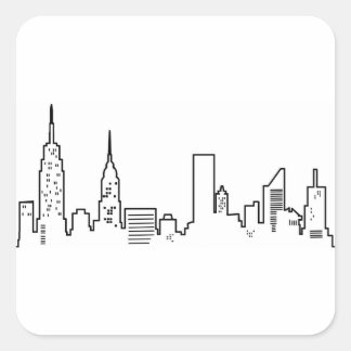 NYC Skyline Stickers