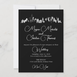NYC Skyline Wedding Invitation
