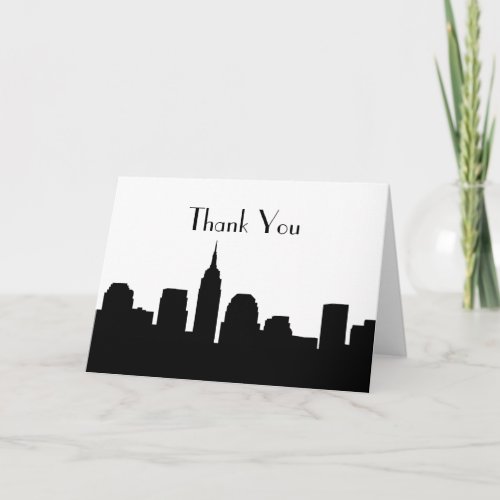 NYC Skyline Wedding Thank You Cards