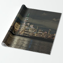 NYC skyline wrapping paper