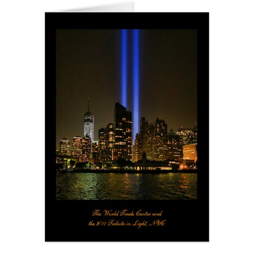 NYC Skyline WTC  911 Tribute In Light 2013 1
