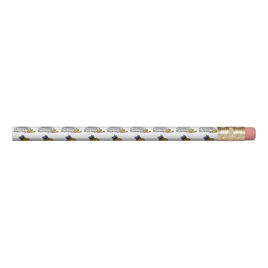 NYC Skyscraper Hanukkah Gelt Jewish Holidays Pencil (Back)