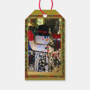NYC Snowman Gift Card Tags