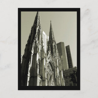 NYC St. Patrick's Cathedral Postcard