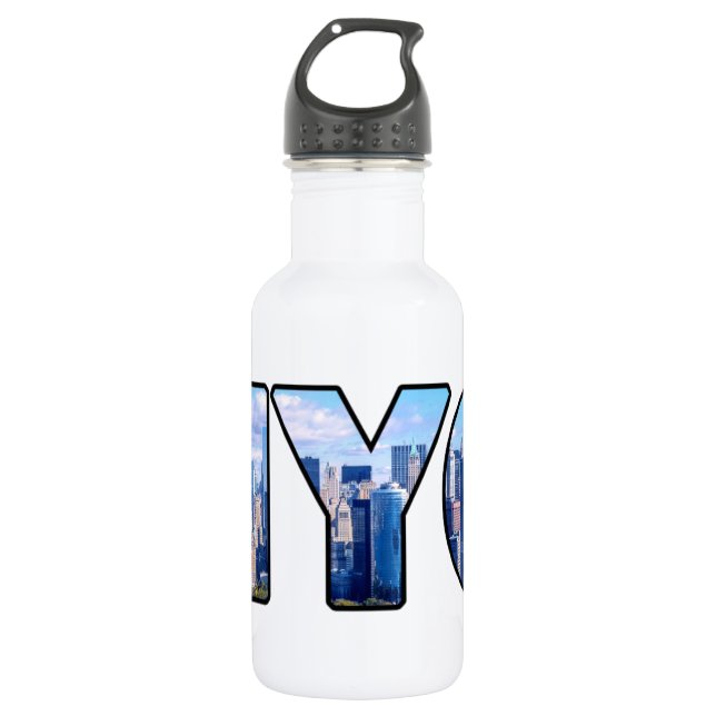 NYC STAINLESS STEEL WATER BOTTLE (Front)
