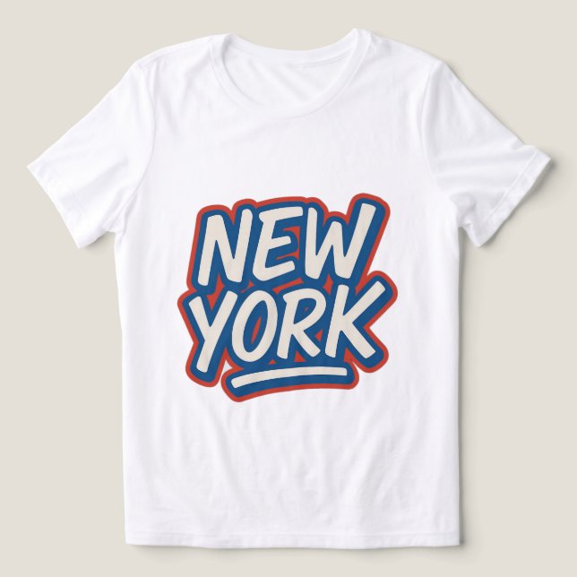 NYC State of Mind – Women’s Street Chic Tee (Design Front)