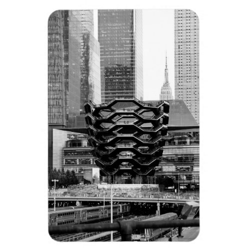 NYC Street in Monochrome Magnet