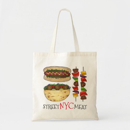 NYC Street Meat New York Falafel Hot Dog Kebab Bag
