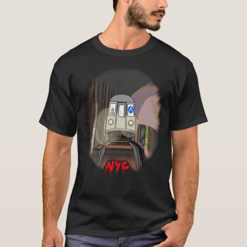 NYC Subway Series A Train T_Shirt