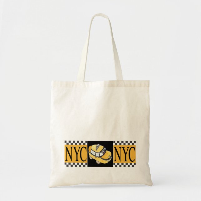 NYC Taxi Cab Tote Bag (Front)