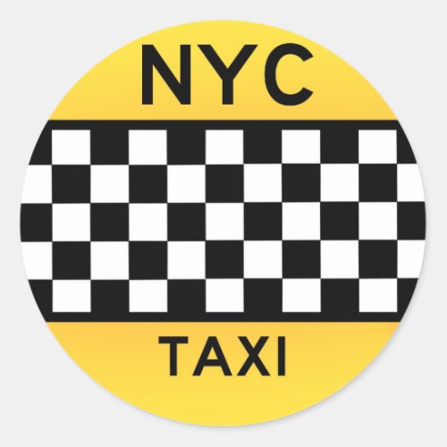 NYC TAXI sticker