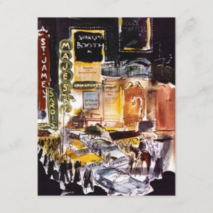 NYC THEATRE DISTRICT INVITATION ~EASY TO CUSTOMIZE