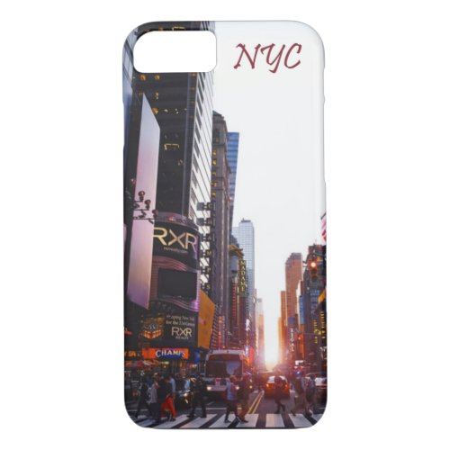 NYC Times Square New York City iPhone 87 Case