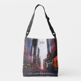 NYC Times Square New York City Crossbody Bag