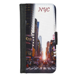 NYC Times Square New York City iPhone 8/7 Wallet Case