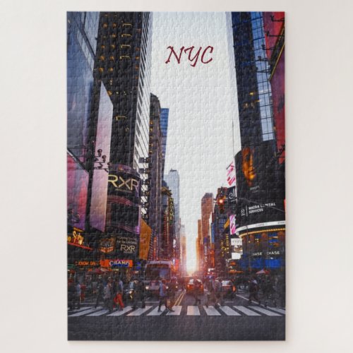 NYC Times Square New York City Jigsaw Puzzle