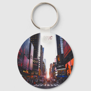 NYC Times Square New York City Keychain