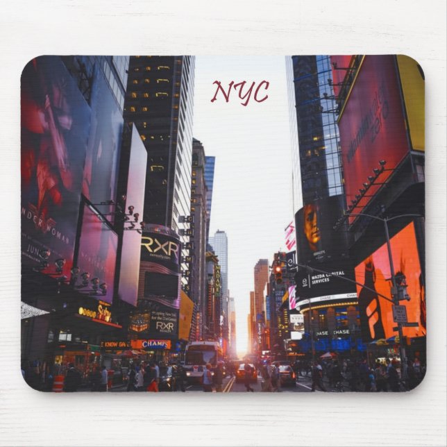 NYC Times Square New York City Mouse Pad (Front)