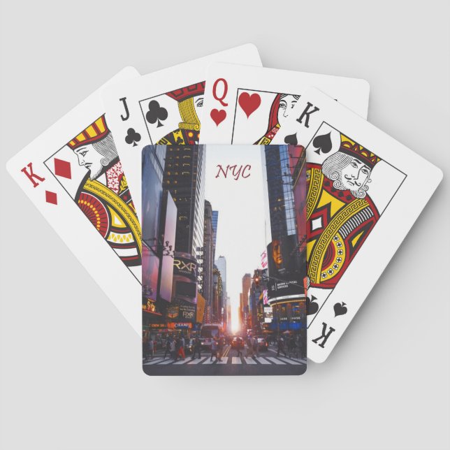 NYC Times Square New York City Poker Cards (Back)