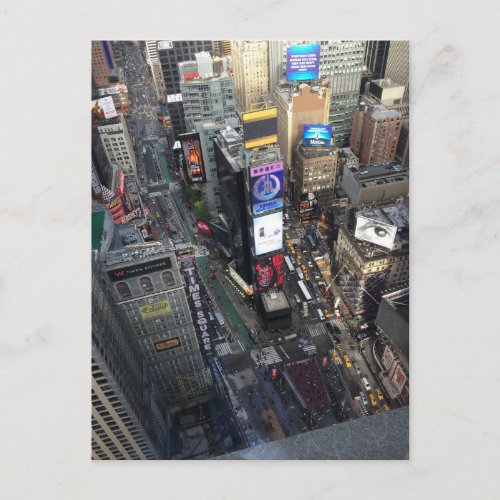 NYC Times Square Postcard