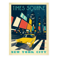 NYC - Times Square Postcard