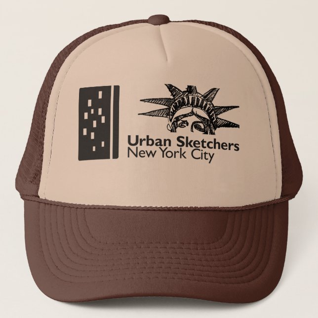 NYC Urban Sketchers Trucker Hat (Front)