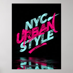 NYC Urban Style Poster