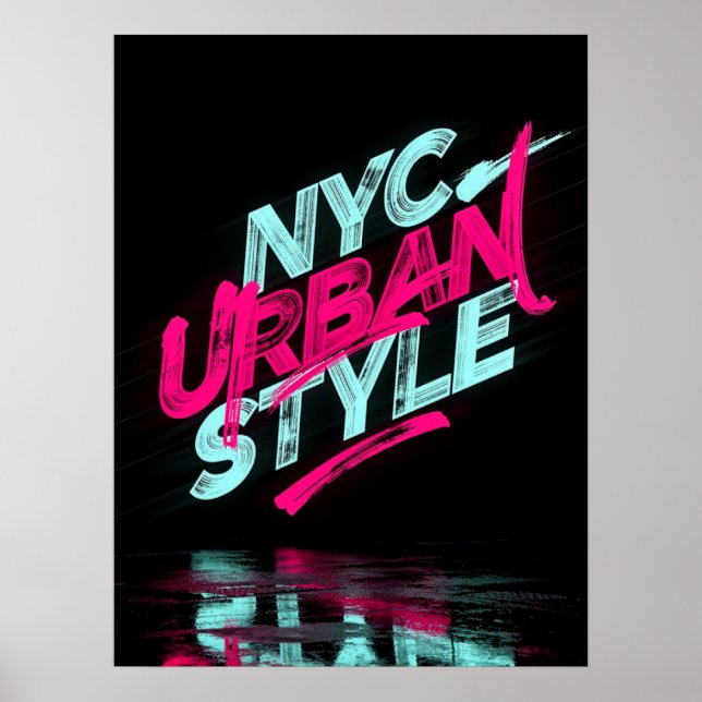 NYC Urban Style Poster (Front)