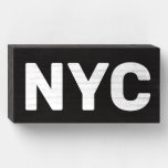 Nyc Wooden Block Sign at Zazzle