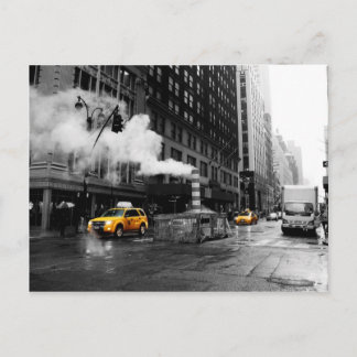 NYC Yellow Cab Postcard