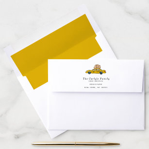 NYC Yellow Taxi Return Address Envelope