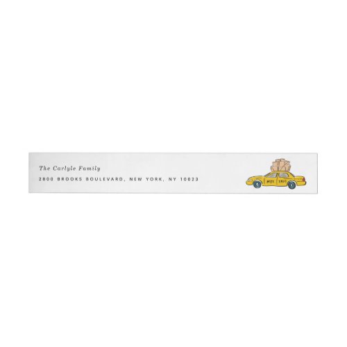 NYC Yellow Taxi Return Address Labels