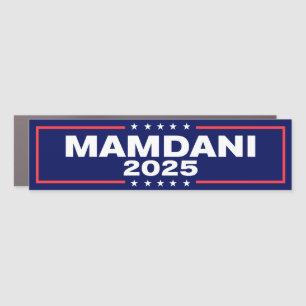 NYC Zohran Mamdani for Mayor 2025 Bumper Car Magnet