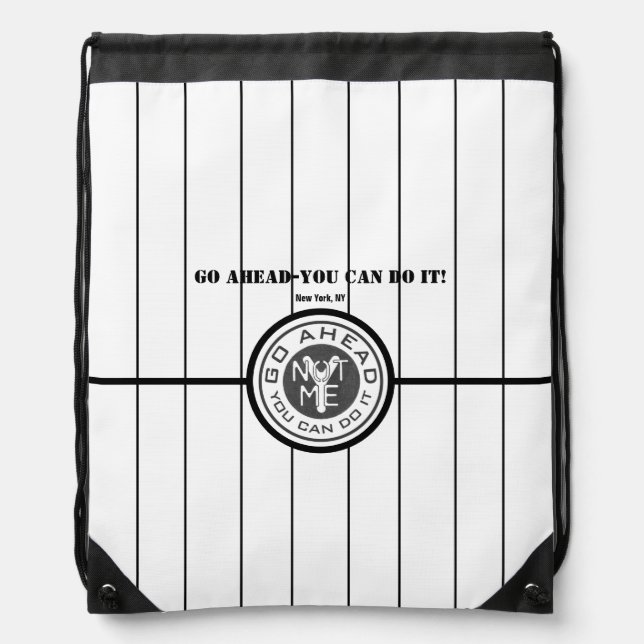 NYCCOU GOAHEAD 2 DRAWSTRING BAG (Front)