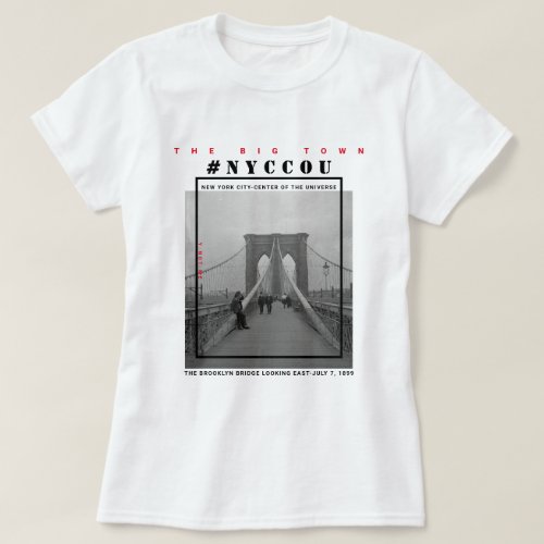 NYCCOU NYCCOU BROOKLYN BRIDGE T_Shirt