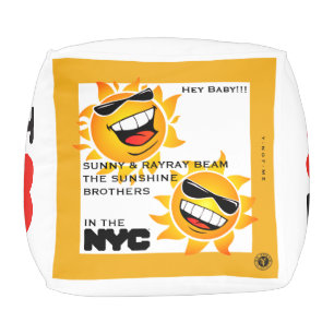 NYCCOU SUNNY&RAYRAY POUF