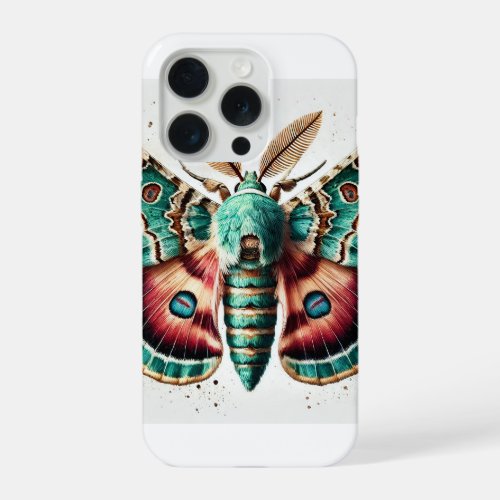 Nyceryx Moth 060724IREF122 _ Watercolor iPhone 15 Pro Case