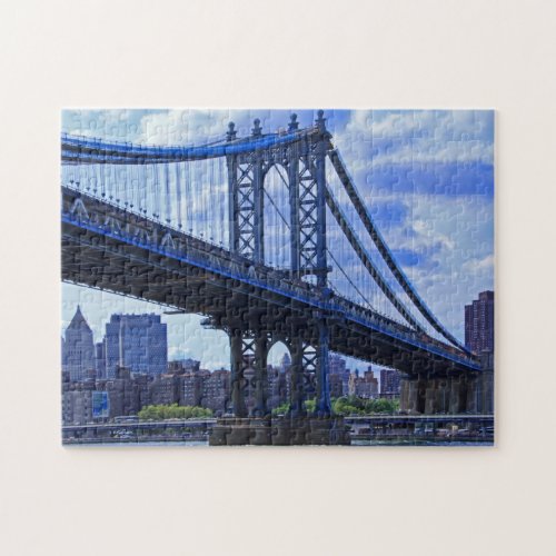 NYCs Manhattan Bridge A2 Jigsaw Puzzle