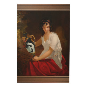 Nydia, The Blind Girl Of Pompeii Wood Wall Art