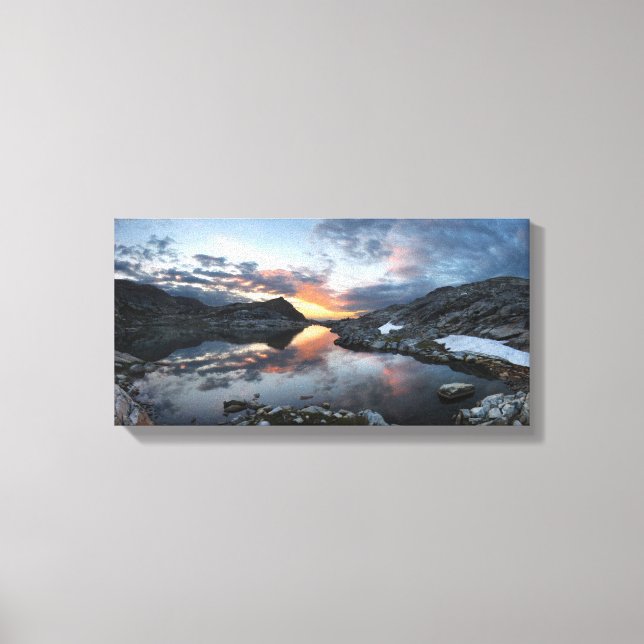 Nydiver Lakes Sunrise - Ansel Adams Wilderness Canvas Print (Front)