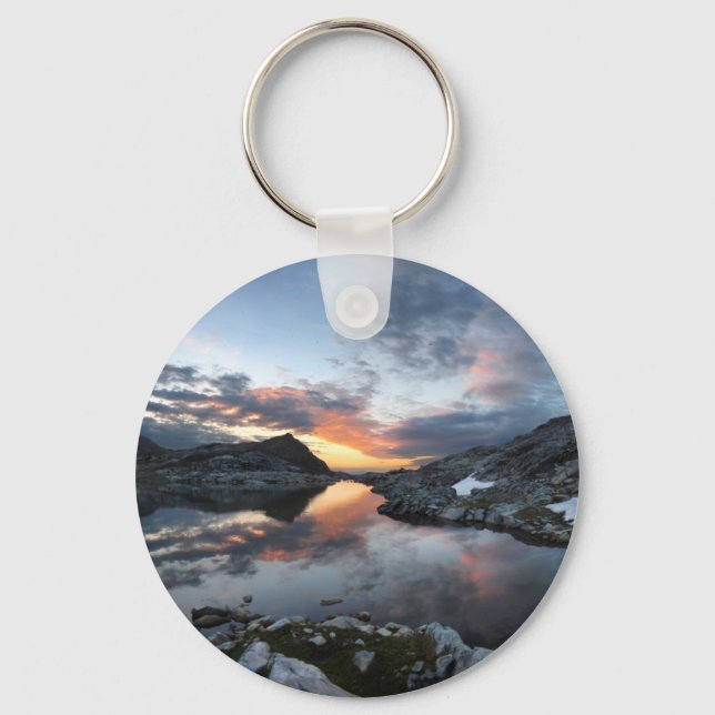 Nydiver Lakes Sunrise - Ansel Adams Wilderness Keychain (Front)