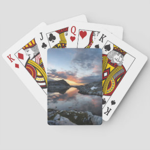 Nydiver Lakes Sunrise - Ansel Adams Wilderness Poker Cards