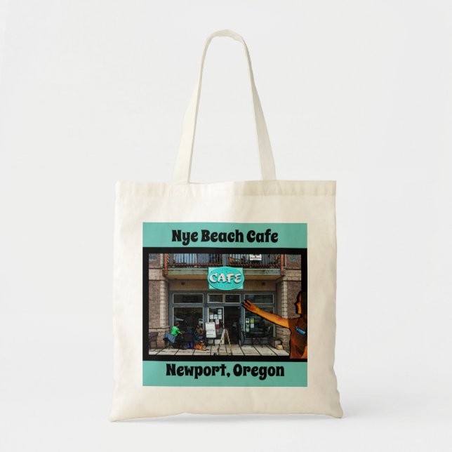 Nye Beach Cafe Shopping Bag (Front)