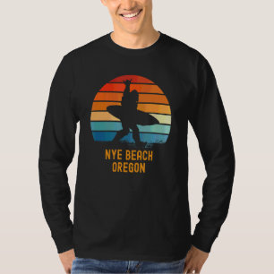 Nye Beach Oregon Sasquatch Souvenir T-Shirt