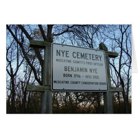 Nye Cemetery Cards (Front Horizontal)