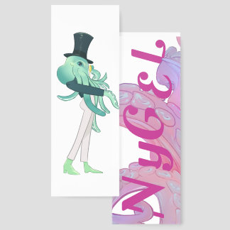 NYGEL two-sided bookmark: Nygel Squiddington III Bookmarks
