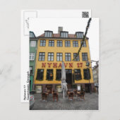 Nyhaven 17 Restaurant Copenhagen Denmark Postcard (Front/Back)