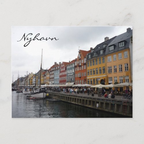 nyhavn colors postcard
