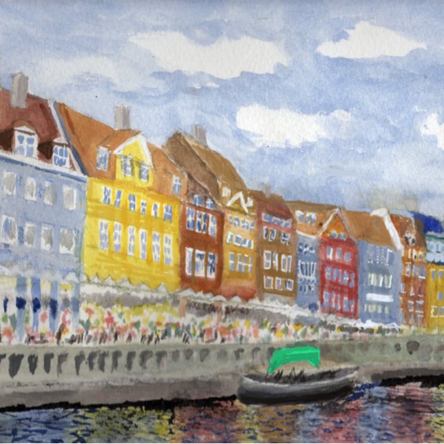 Nyhavn, Copenhagen Canvas Print (Creator Uploaded)