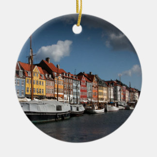 Nyhavn, Copenhagen Ceramic Ornament